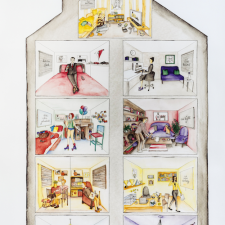 Poster: Muster-Haus
